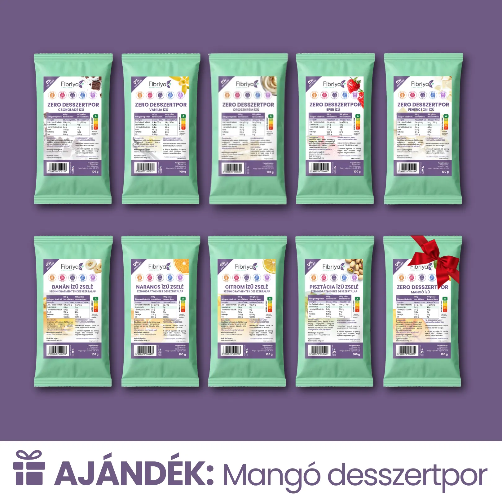 Fibriya Instant desszertalapok csomag